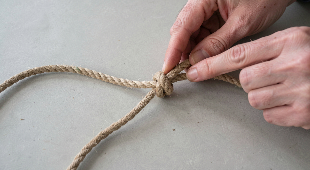 Typical uses : Bowline: a fixed loop that unties easily after loading